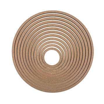 Д 21см. Дерев'яна заготовка, основа-кільце для макраме, ловця снів, мобіля