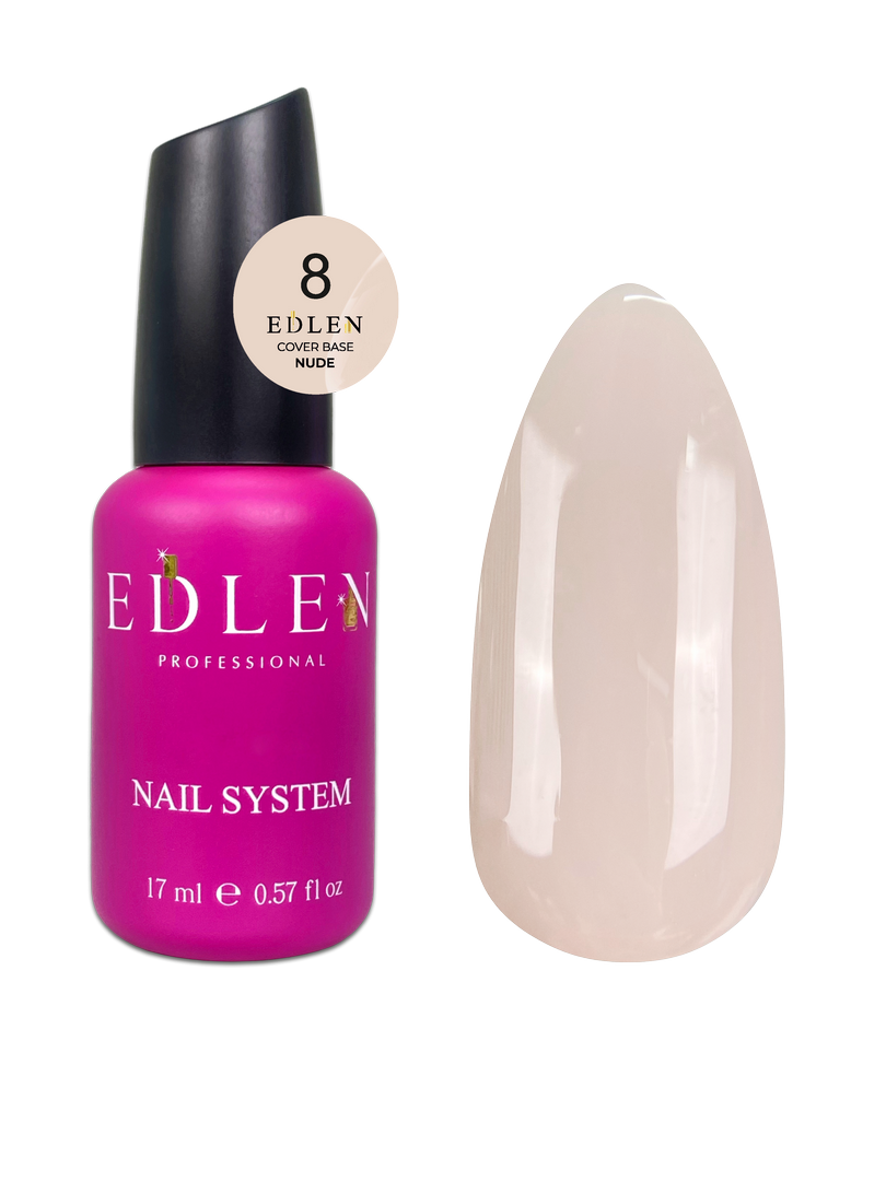 Камуфлювальна база Edlen Cover Nude Base No8, 17 мл