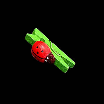 Дерев'яні декоративні прищіпки для декору 3 см з сонечком