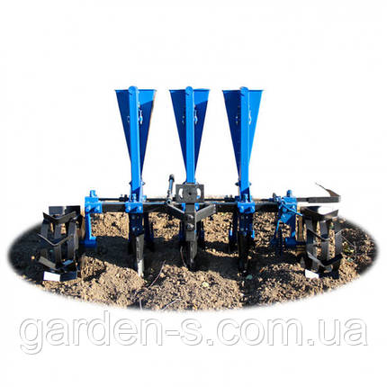 Часникосаджалка 3-рядна (збільшені ложки D=34 MM) (ЧС11), фото 1