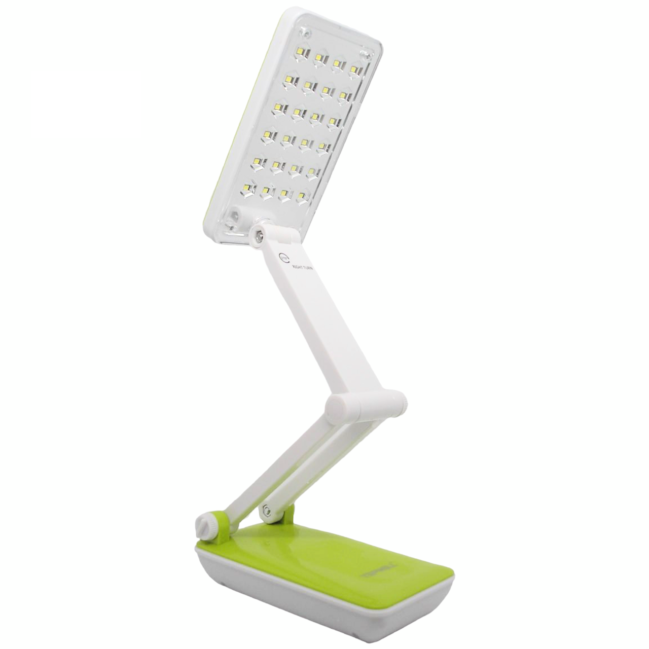 Настільна світлодіодна лампа TOPWELL 1019 акумуляторна 1200mAh 24LED Green (3_00924), фото 1