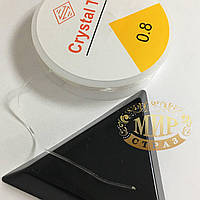 Силіконова резинка для біжутерії (прозора), 1м