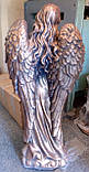 Скульптура ангелів. Ангел з бетону (під бронзу) 82 см, фото 3