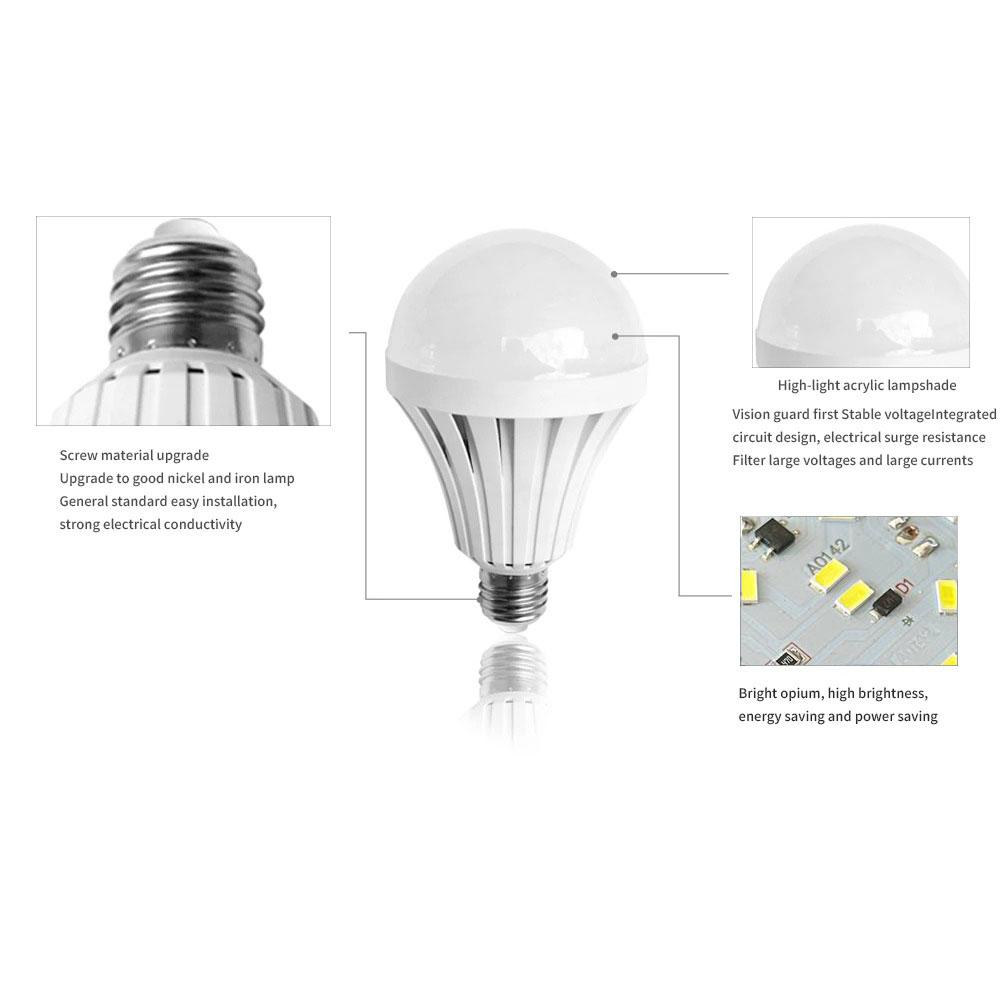 Умная лампочка с аккумулятором "Smartcharge SmartBulb" 7W Белая, лампа светодиодная Е27 (смарт лампочка) (ST) - фото 8 - id-p1927192078