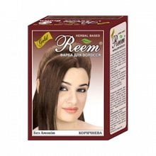 Фарба для волосся Reem Gold коричневий, 6 пакетиків по 10 г