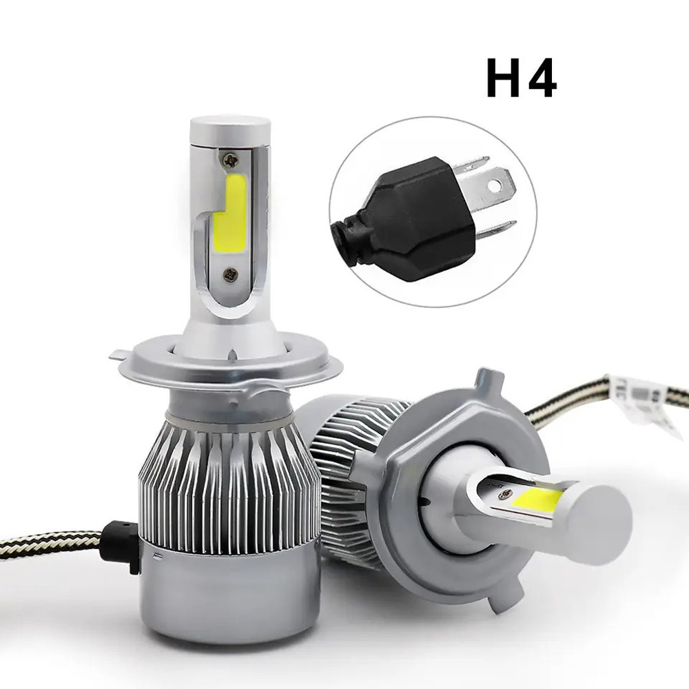 Світлодіодні лампи для авто H4 C6 LED Headlight 36W 3800LM LED лампи ближнього/дальнього світла DC8-48V (ST)