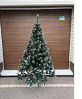 Елітна із шишками ялинка зелена штучна 2.2м