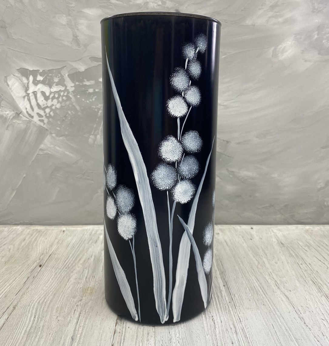 Ваза чорна "Бохо" Н265*110, фото 1