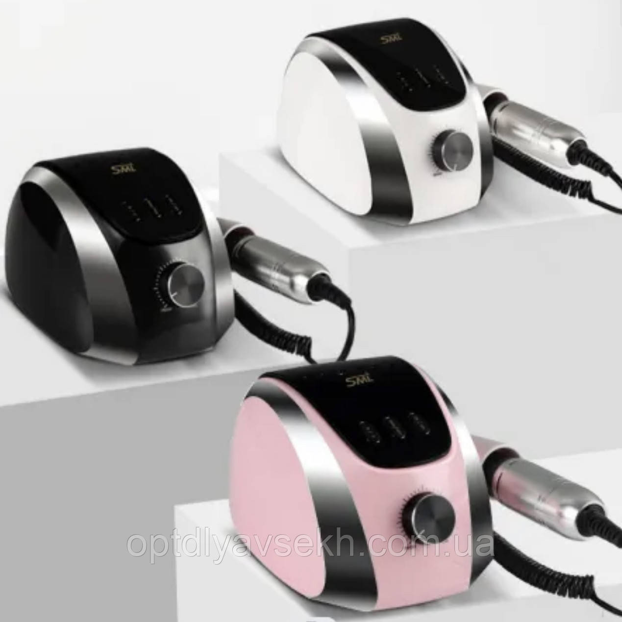 Фрезер SML M13 для 68 Вт. та 35 000 об./хв. із дисплеєм - для манікюру та педикюру, фото 1