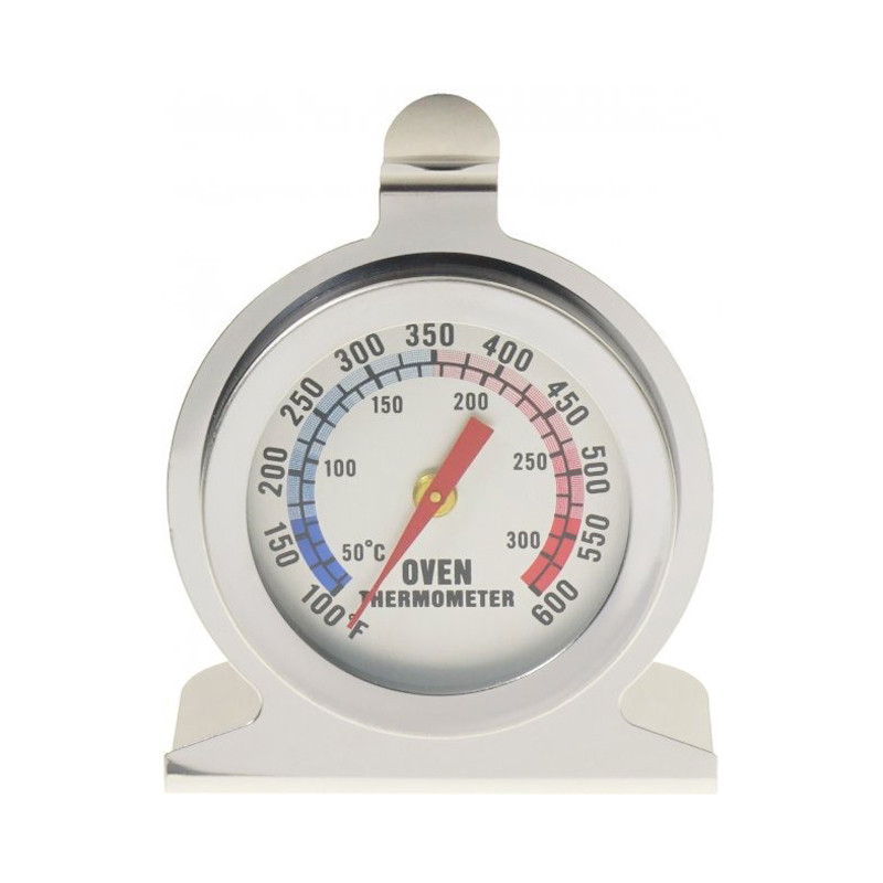 Градусник для духовки Сріблястий із кольоровою шкалою, внутрішній термометр для духовки газової плити (ST)