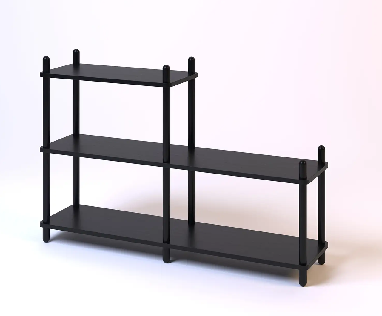 Полиця Dao #4 чорний дуб TM Lovko