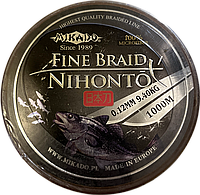 Шнур Mikado Fine Braid 1000м 0.12