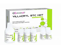 Пластмасса горячего отверждения Villacryl STC Hot Kit (Виллакрил ) 300 г + 20 г + 3 x 50 мл Zhermack