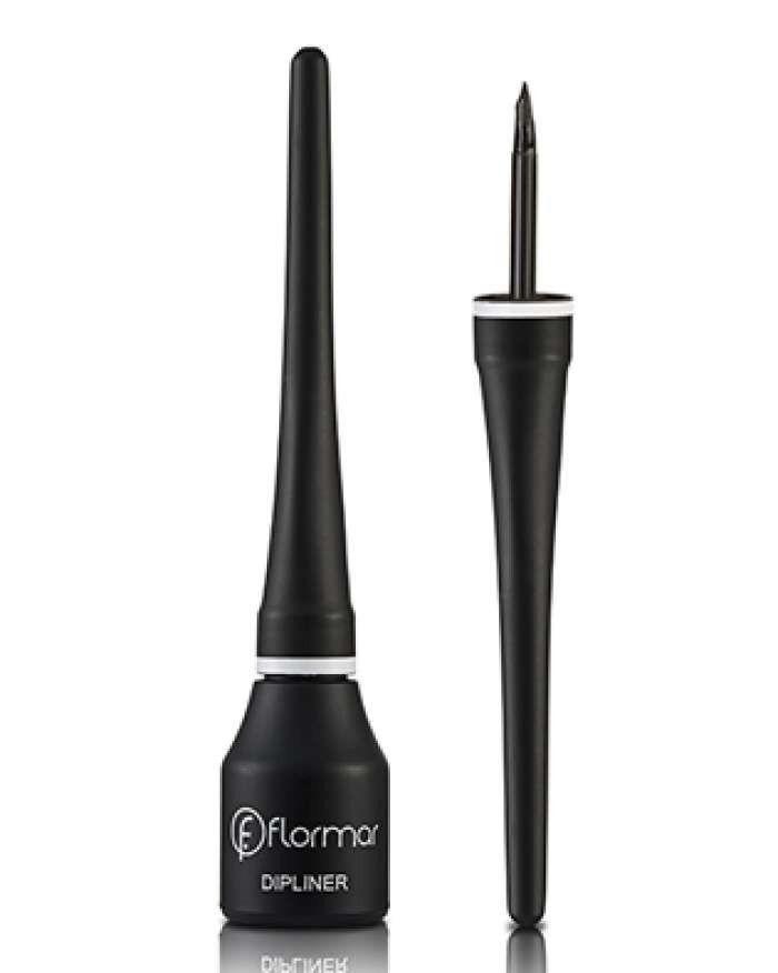 Підводка для очей Flormar True Color Dipliner з твердим пензликом, Black, 3.5 мл
