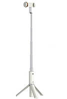 Селфі-монопод Tripod Bluetooth Selfie stick WK WT-P12, 910 мм, white