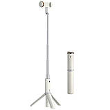 Селфі-монопод Tripod Bluetooth Selfie stick WK WT-P12, 910 мм, white, фото 5
