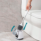 Йоршик для унітазу з автоматичним відкриттям та силіконовою щіткою / Йоршик-щітка для унітазу, фото 3