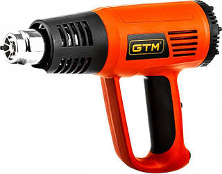 Технічний фен GTM ( 2000Вт / 300-500л / хв / 4 насадки/ 450 і 600 °C )