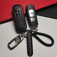 Шкіряний чохол для Mazda CX-5, CX-7, CX-9 3 кнопки