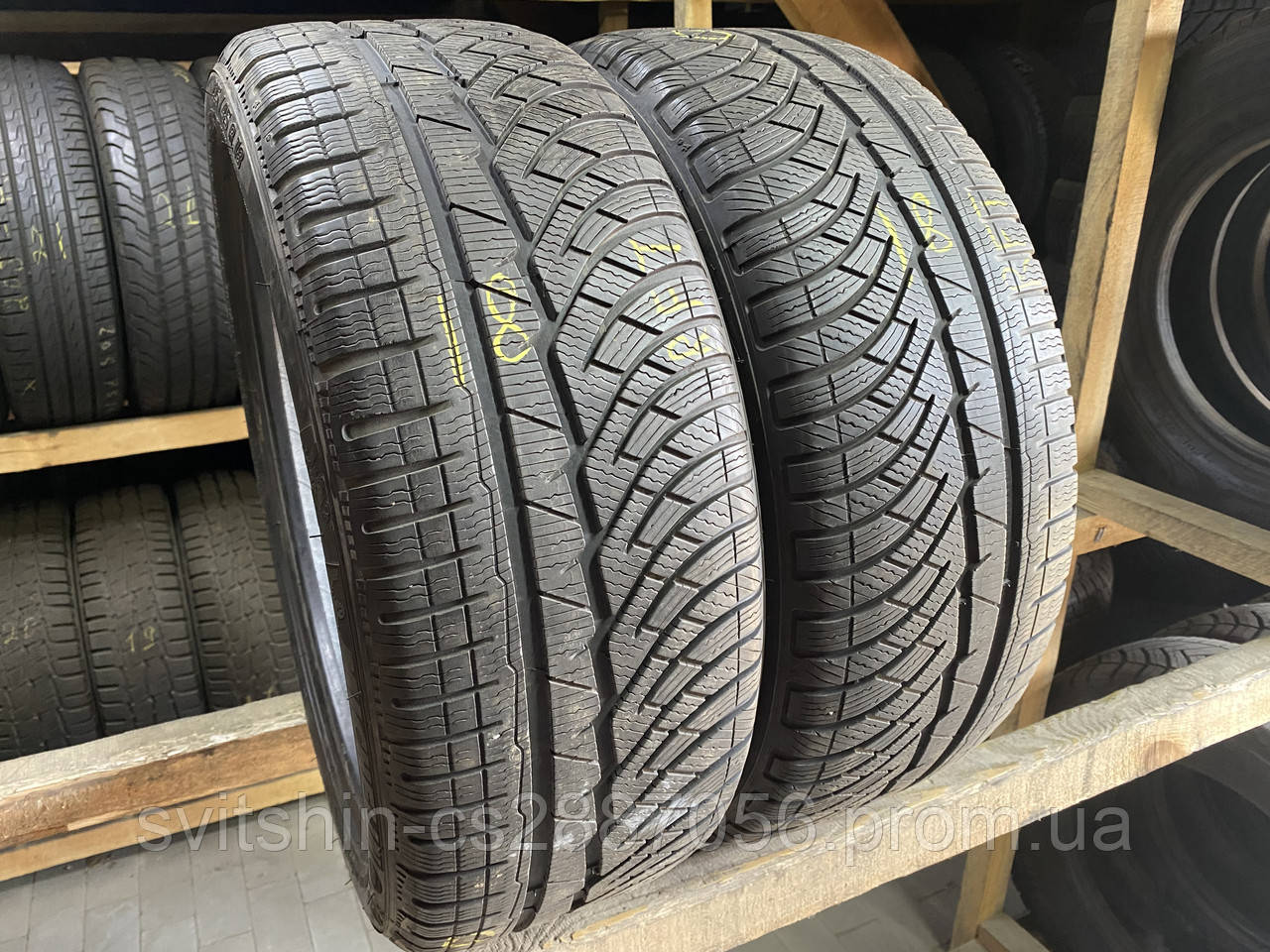 Зимова пара 225/45R18 Michelin Pilot Alpin RFT 5.5мм 18рік