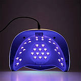 Професійна UV/LED лампа Sun S16 рожева для сушіння гель-лаку, 168Вт., фото 5