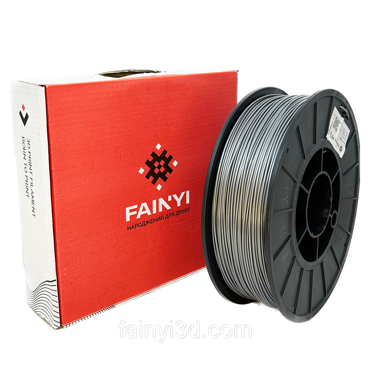 ФАЙНИЙ PETG (CoPET) пластик для 3D принтера 3.0 кг / 860 м / 1.75 мм Сірий