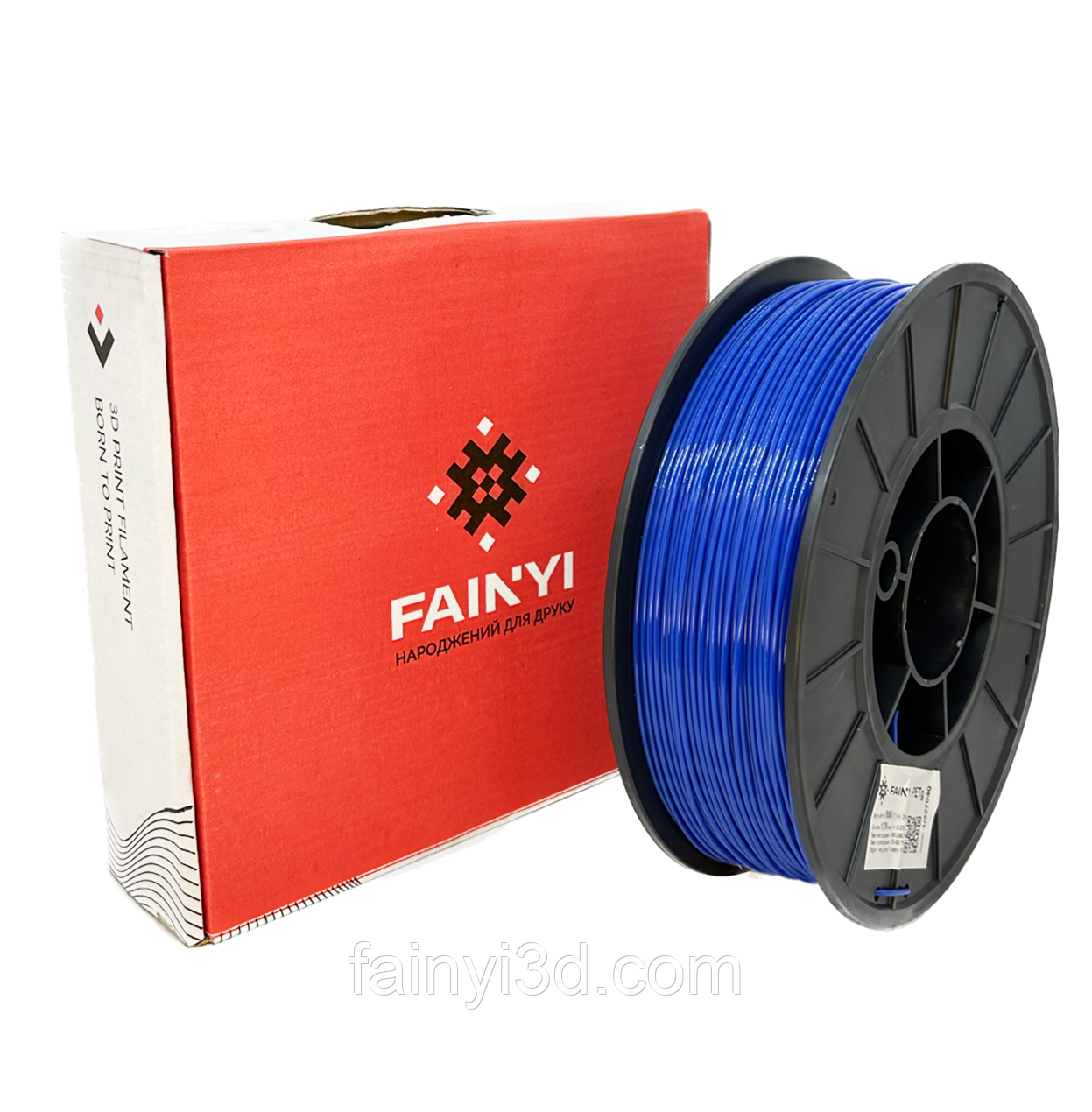 ФАЙНИЙ PETG (CoPET) пластик для 3D принтера 0.850 кг / 245 м / 1.75 мм Синій, фото 1