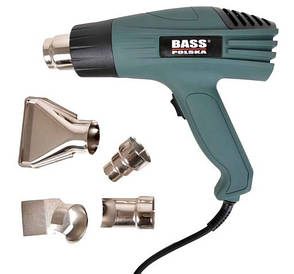 Технічний фен Bass Polska ( 2500Вт / 300-500л / хв / 4 насадки, 400 – 600 °C)