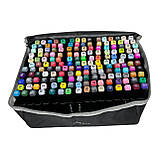 Дитячий набір для малювання 168 кольорів спиртової основи. Маркери двосторонні. Маркери 168шт, фото 2