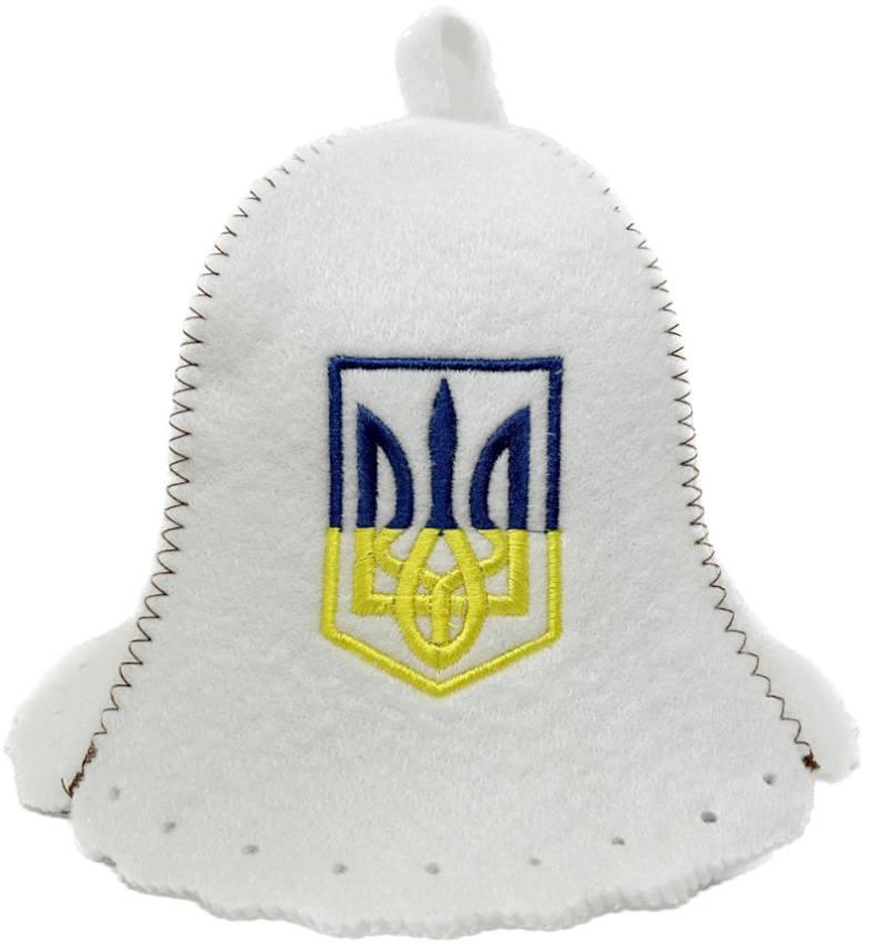 Шапка для сауни та бані з поліестеру Герб
