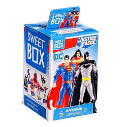 Ліга справедливості justice league Світбокс Sweet Box мармелад з іграшкою в коробочці