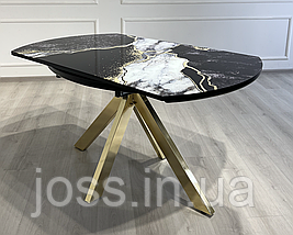 Стіл овальний обідній розкладний JOSS Інчі 140x85x78см, фото 4
