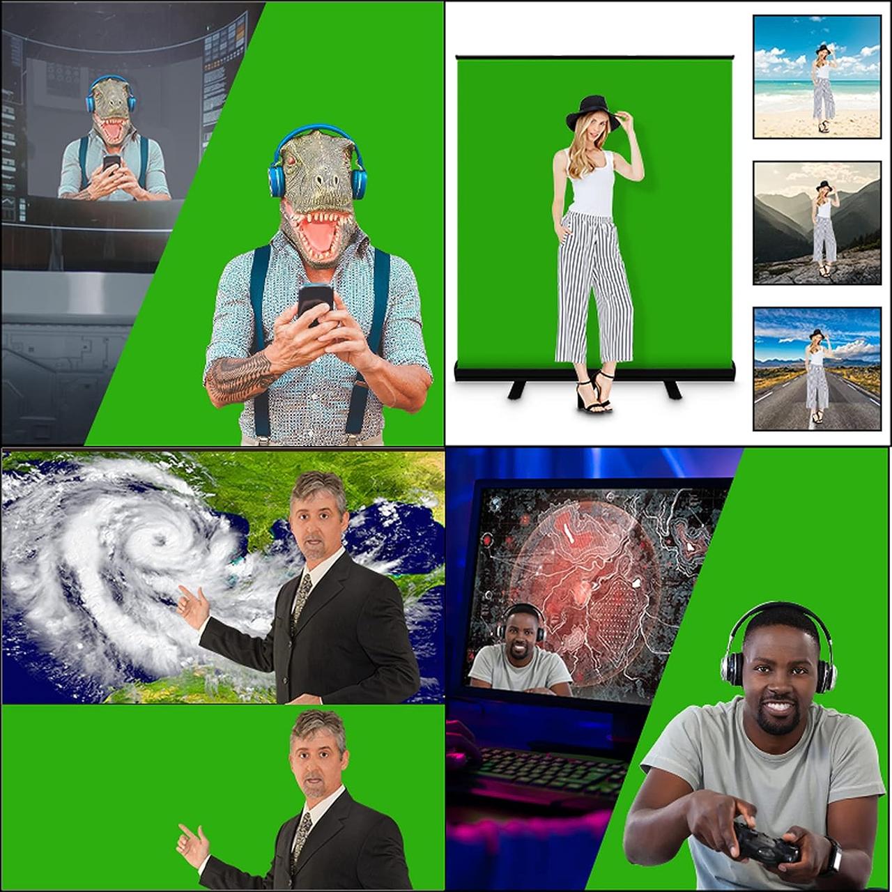 Купить Greenscreen Portable Green Chromakey Backdrop для фотосъемки ...