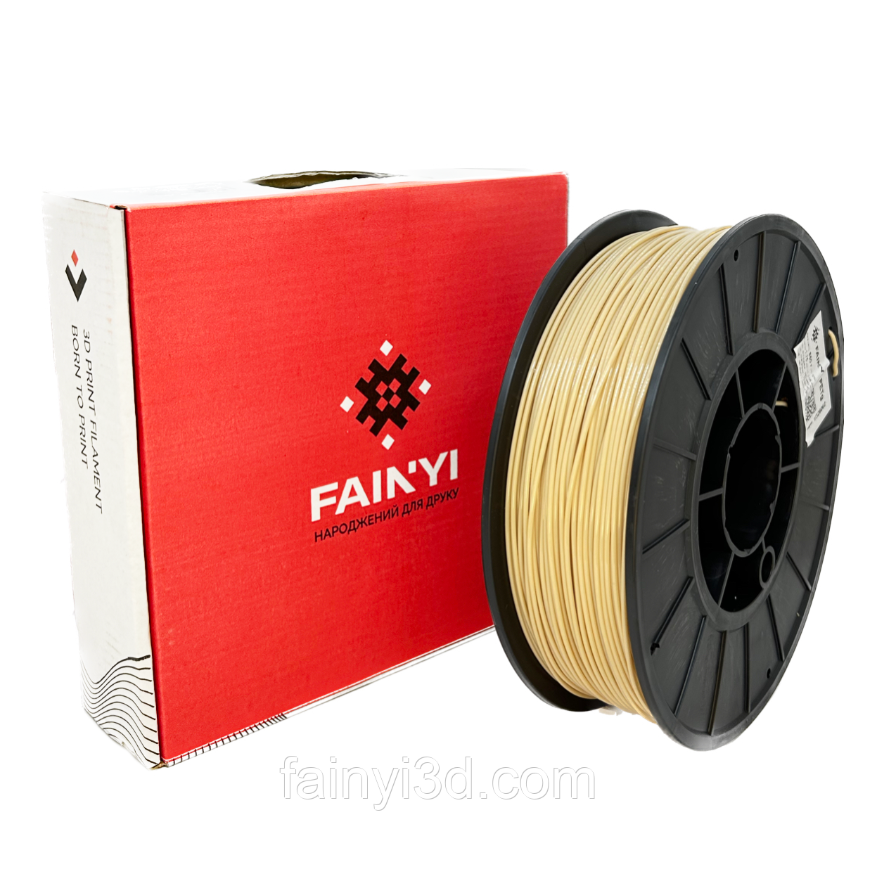 ФАЙНИЙ PETG (CoPET) пластик для 3D принтера 0.850 кг / 245 м / 1.75 мм Бежевий, фото 1