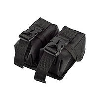 Тактичний підсумок під 2 гранати чорний. Підсумок під дві гранати на molle