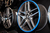 Автомобільний фліппер для захисту дисків коліс GLZ Motors R13 синій