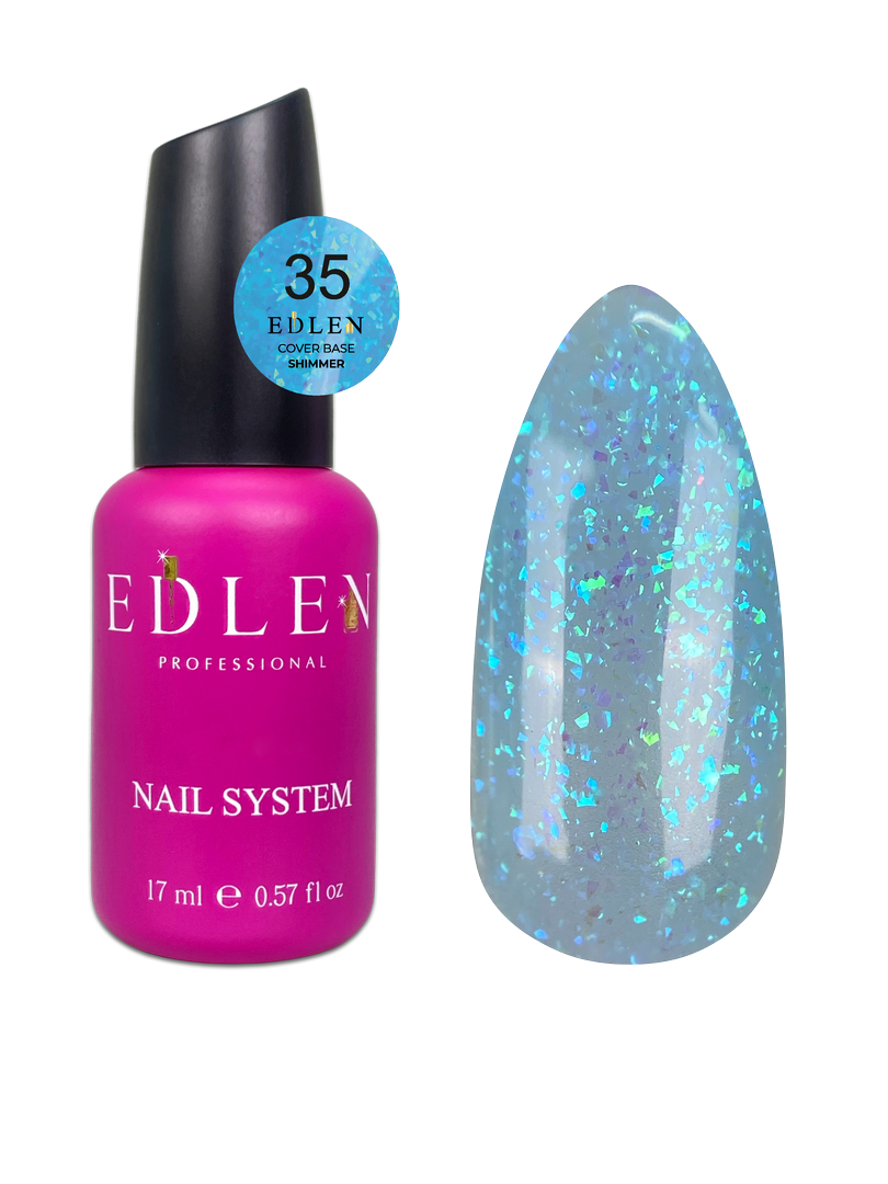 Камуфлювальна база Edlen Cover Shimmer Base No35, 17 мл