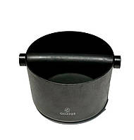 Нок-бокс для кави VD Small Чорний Гума Алюміній 2 л професійний для кавового жмижу 2 л