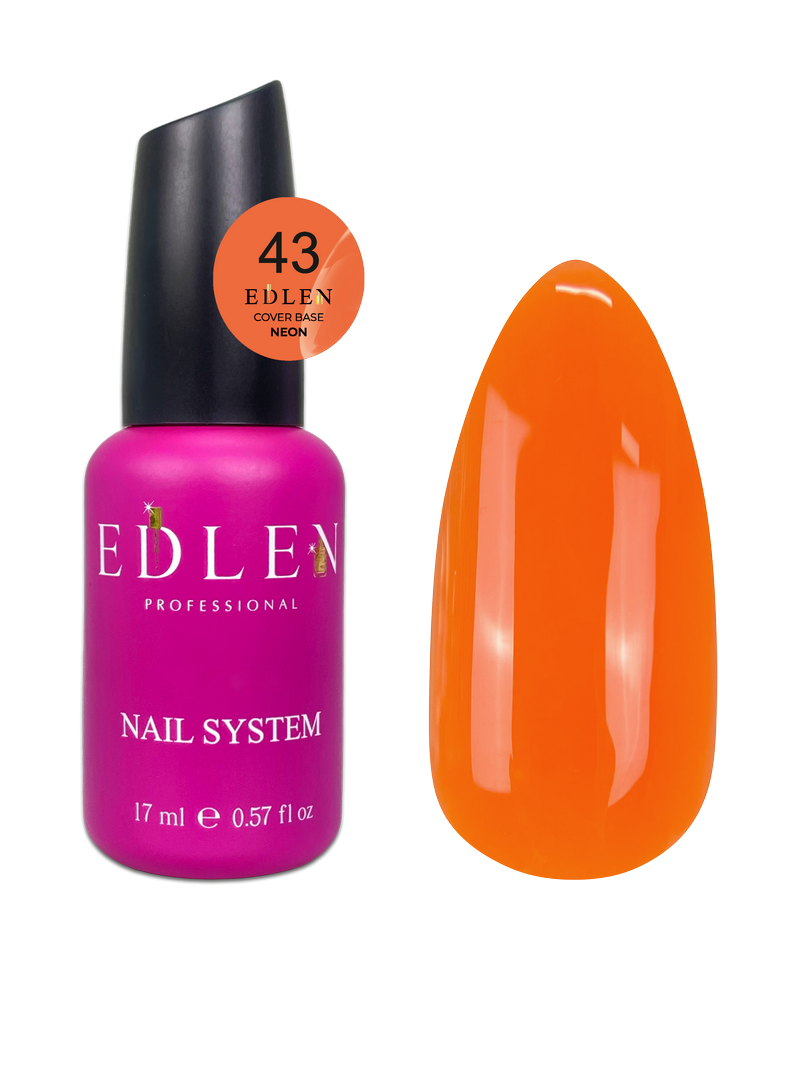 Камуфлювальна база Edlen Cover Neon Base No43, 17 мл