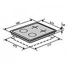 Варильна поверхня комбінована VENTOLUX HG622 B2 S (X), фото 5