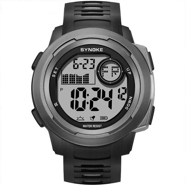 Годинник наручний Synoke waterproof 50m black