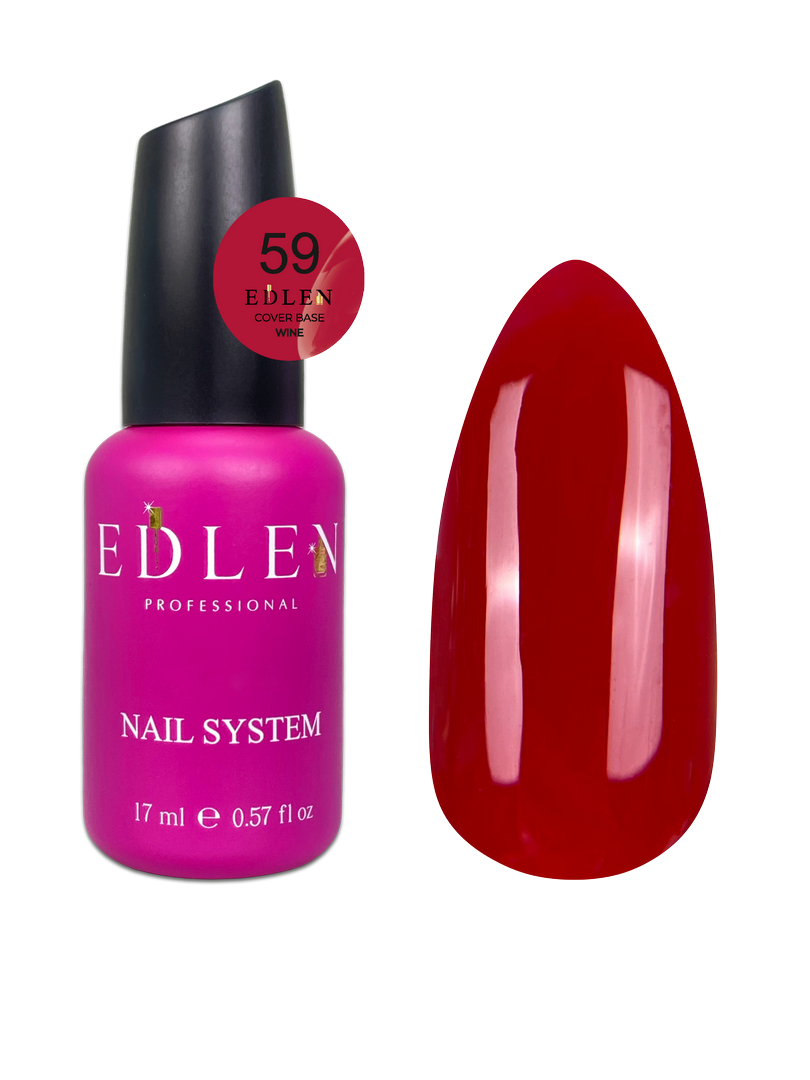 Камуфлювальна база Edlen Cover Wine Base No59, 17 мл