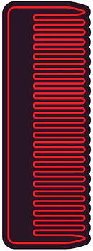 Неонова вивіска для салону краси Гребінець 700х250 мм