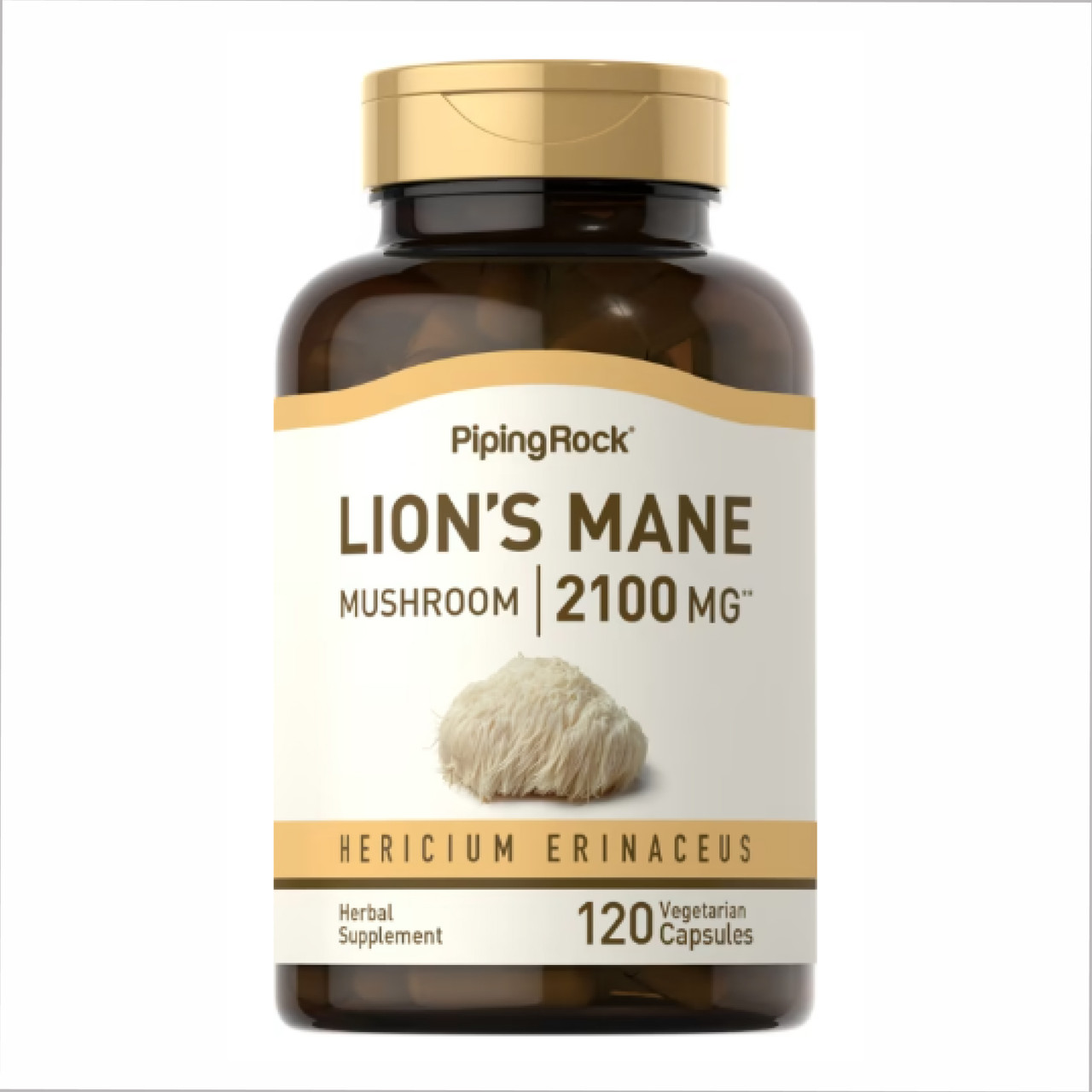Lions Mushroom 2100mg - 120caps, фото 1