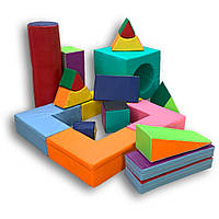 М'який ігровий модульний конструктор Блок-2 (18 елементів)