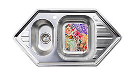 Aragon Душова кабіна 90*90 б/п, проф. сатин, скло прозоре (8 мм), розпашна 89020409 ASIGNATURA