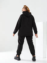 Костюм теплий жіночий з капюшоном БАТАЛ, фото 5