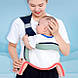 Повітропроникний рюкзак-переноска для новонароджених Baby Sling AND182, фото 3