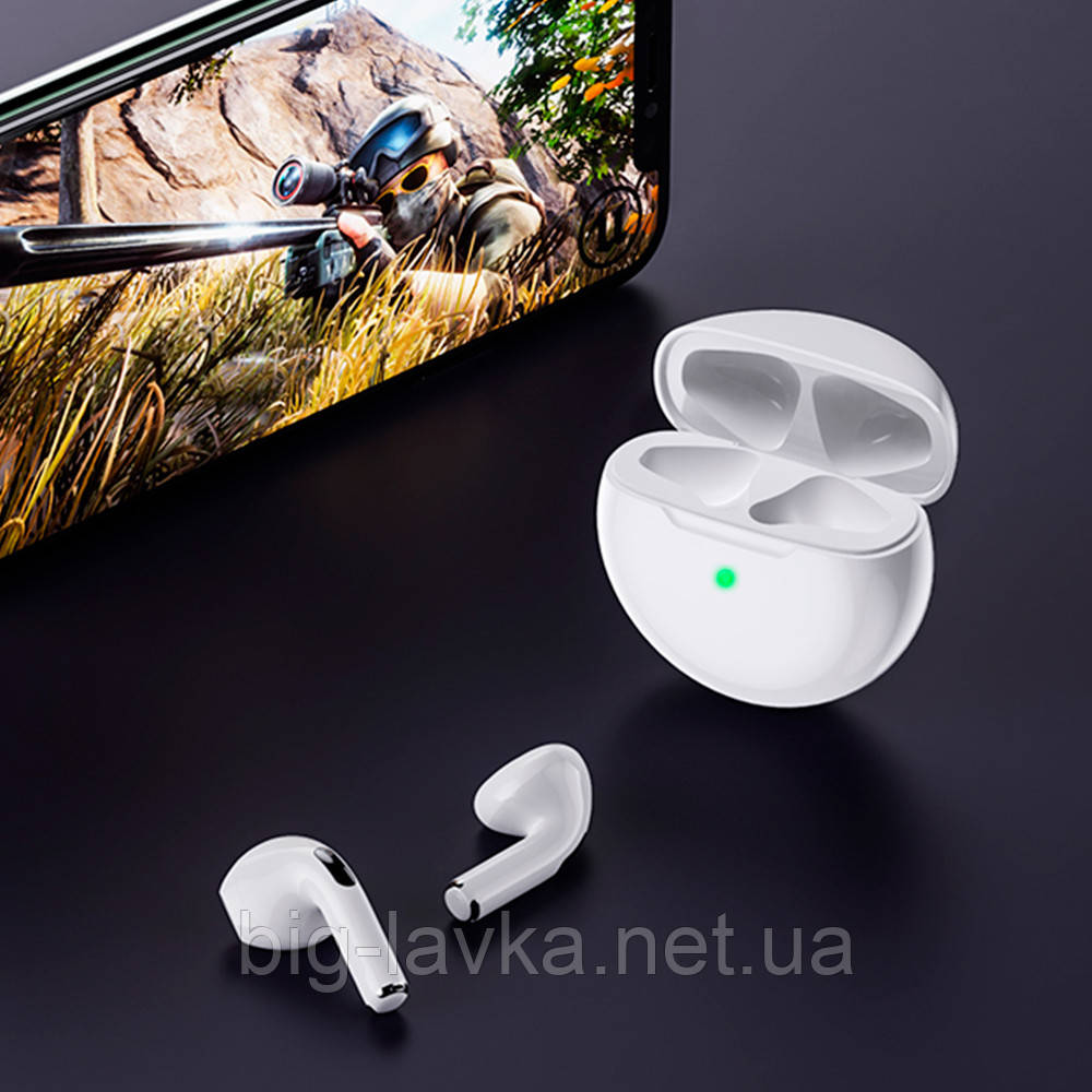Бездротові навушники Bluetooth Pro 6 TWS Белый