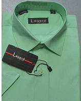 Зеленая Детская Однотонная Рубашка с Коротким Рукавом LAGARD (рры 4, 6, 8, 10, 12, 14, 16, 18)